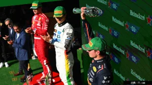 【F1メキシコGPインタビュー】ノリスの優勝 ― ルクレールとフェルスタッペンも語る白熱のレース